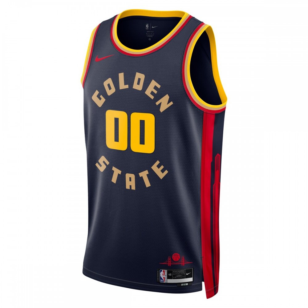 Golden State Warriors Unisex 2024/25 Custom Swingman Jersey - City Edition - Navy-Pro Kit Vault | Brand New 26/27 Sports Jerseys